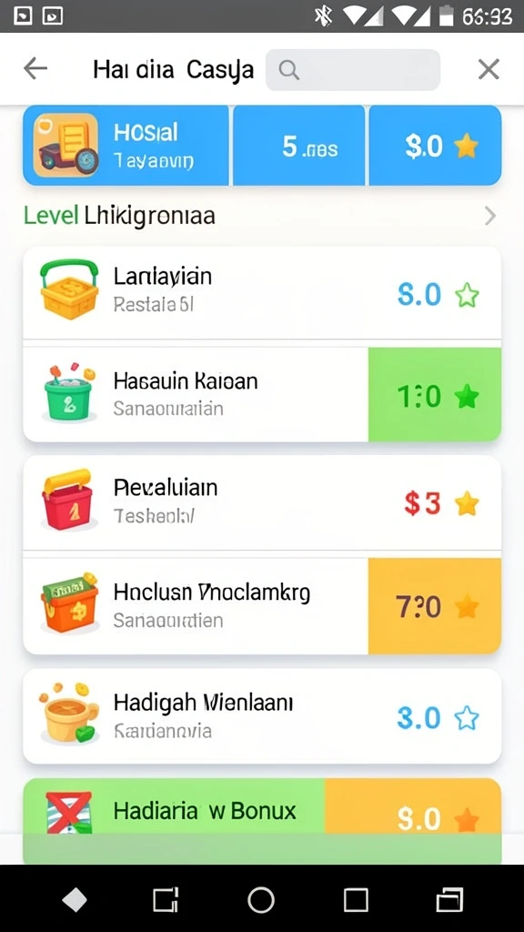 Tangkapan layar menunjukkan pemandangan level yang menakjubkan.
