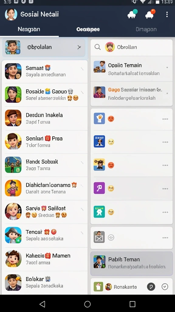 Karakter yang dapat disesuaikan untuk pengalaman unik.