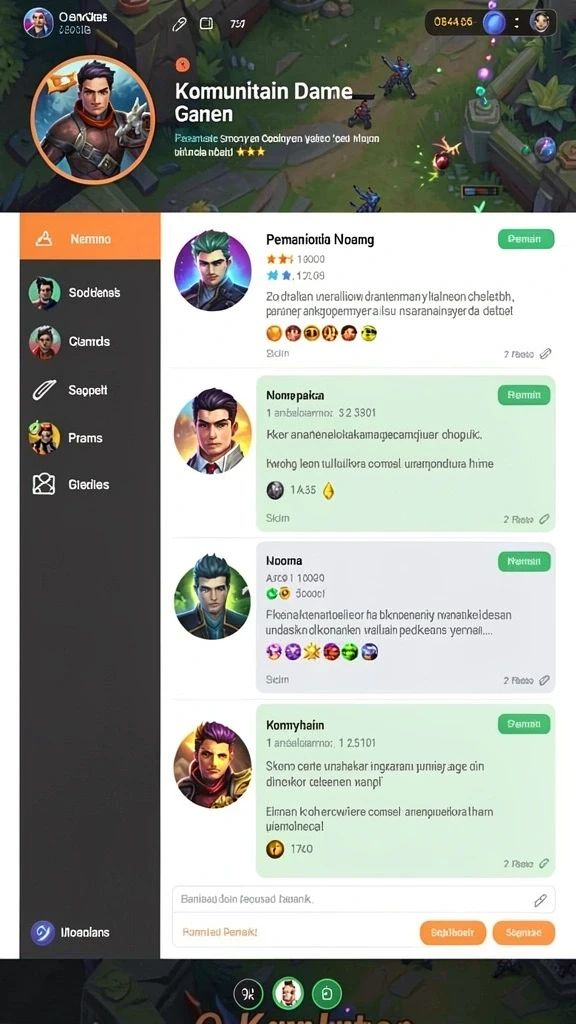 Tangkapan layar menampilkan aksi seru dalam permainan.