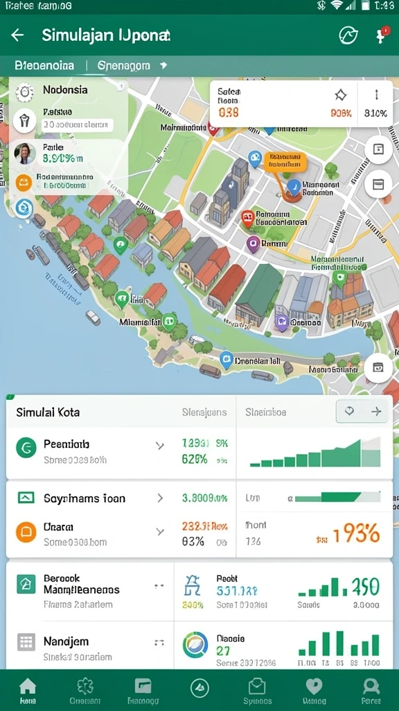 Tampilan antarmuka pengguna yang intuitif dan menarik.