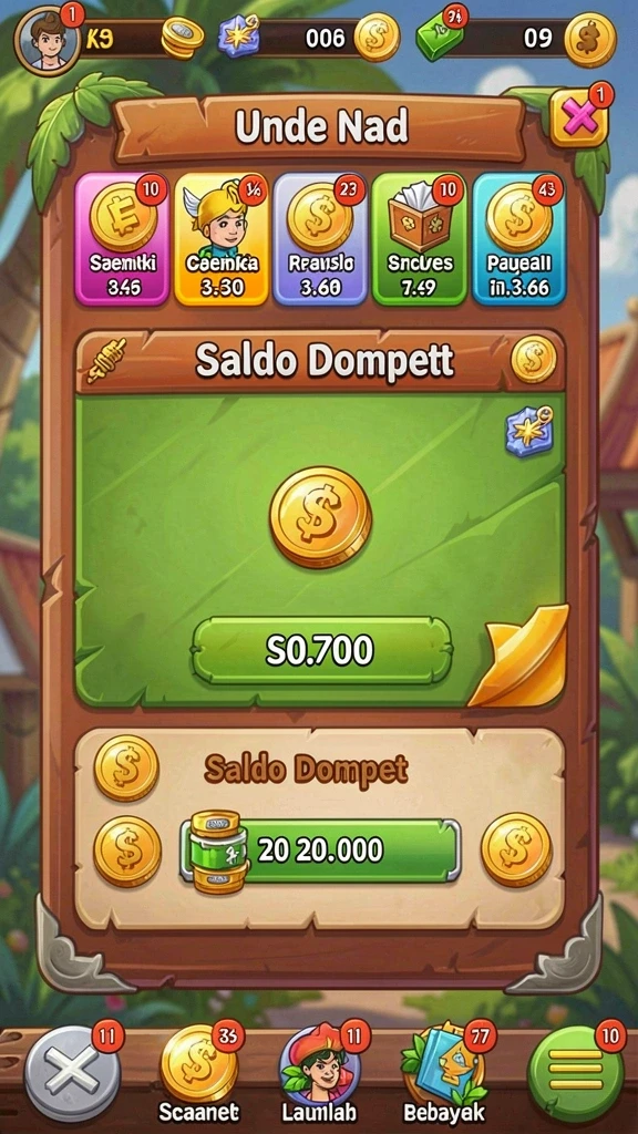 Karakter yang dapat dikustomisasi sesuai preferensi.