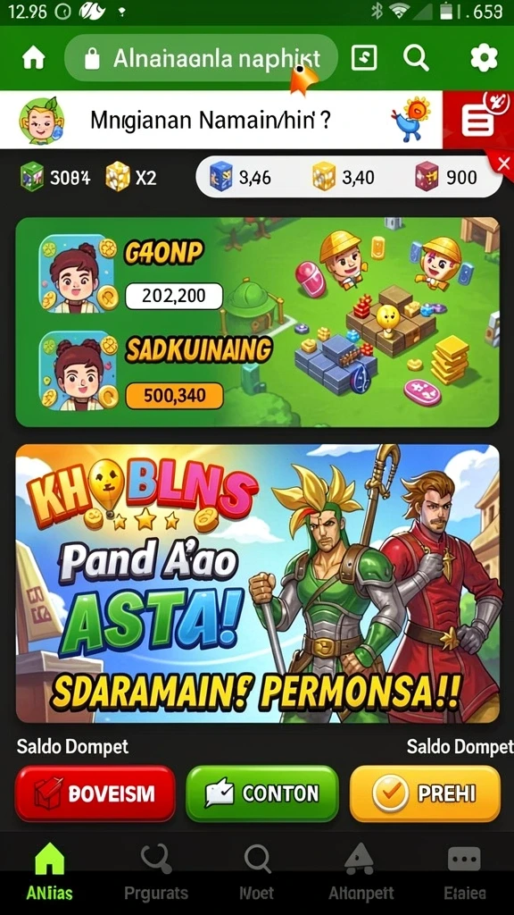 Tampilan antarmuka BATA123 yang menarik.