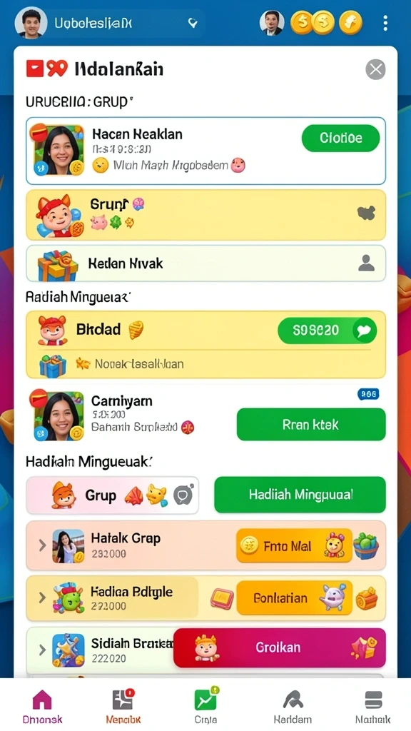 Tampilan antarmuka yang ramah pengguna.