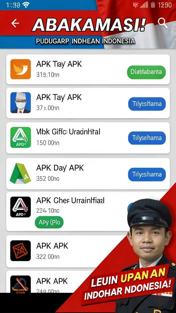 Screenshot menunjukkan pemandangan indah dari dunia F7F7.