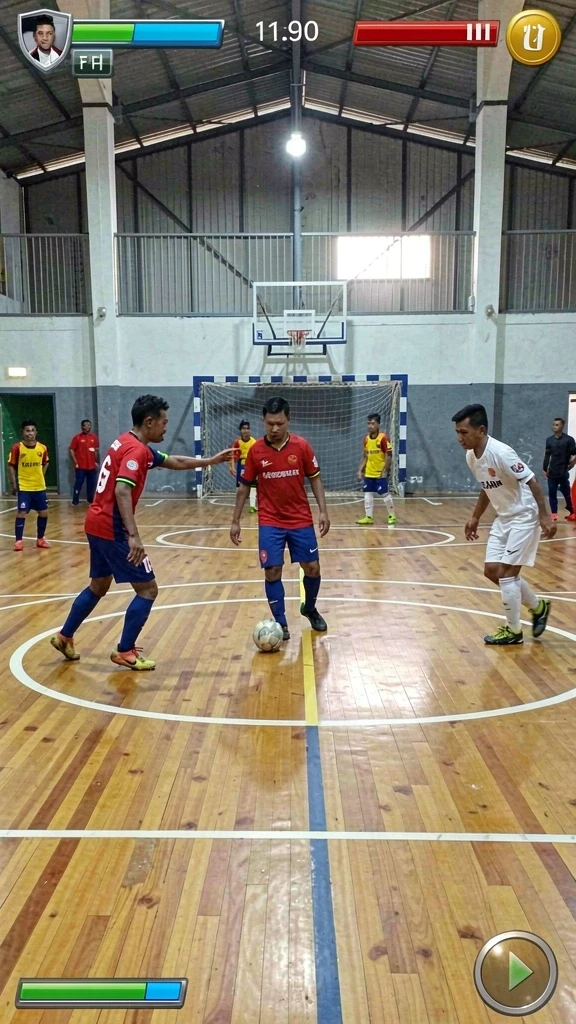Screenshot memperlihatkan karakter unik yang bisa dimainkan di F7F7.
