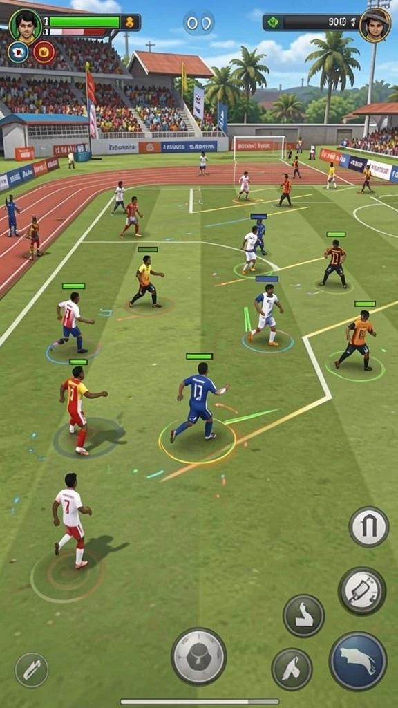Screenshot menampilkan mode multiplayer yang seru.