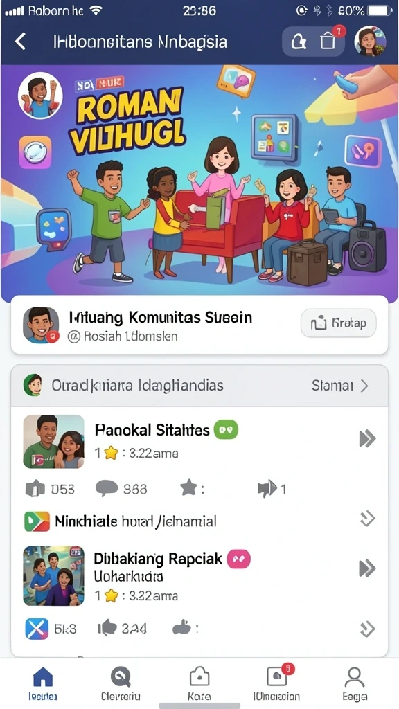 Tangkapan layar kedua menampilkan fitur permainan multiplayer yang menyenangkan.