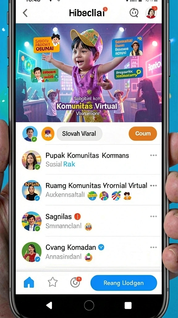 Tampilan karakter yang dapat disesuaikan.