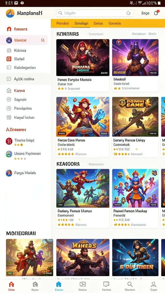 Interface yang ramah pengguna dan mudah dinavigasi.