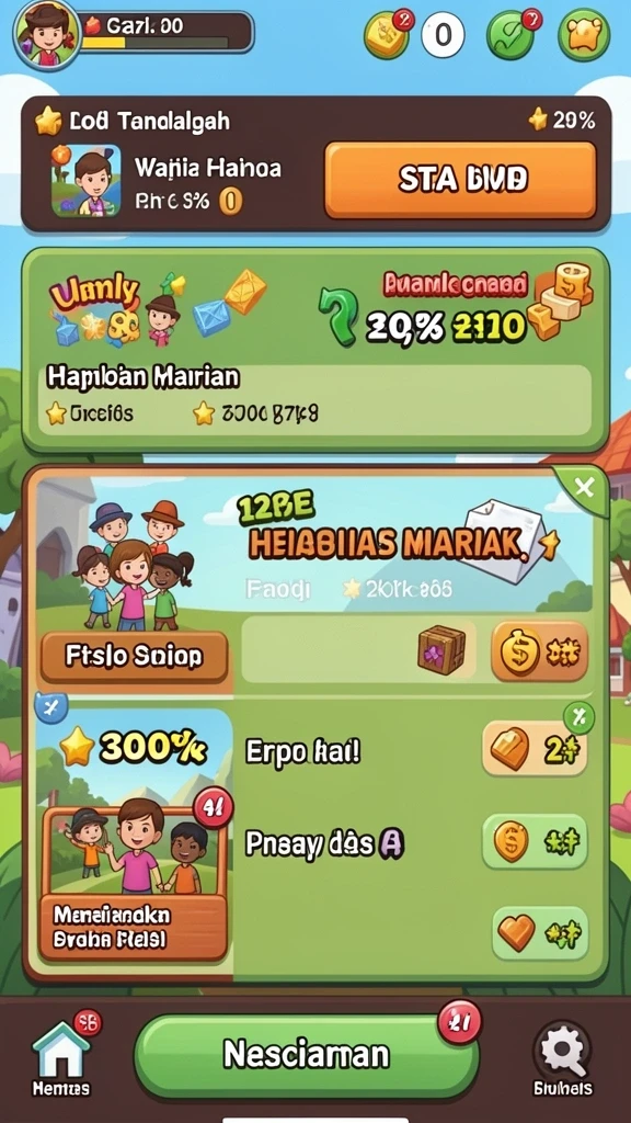 Tangkapan layar menampilkan karakter dalam aksi seru.