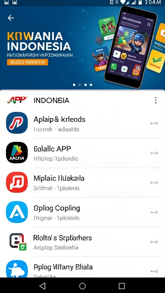 Tampilan grafis yang menarik dan penuh warna.