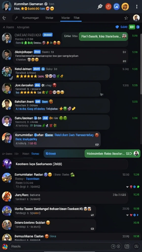 Fitur kompetisi antar pemain yang seru.