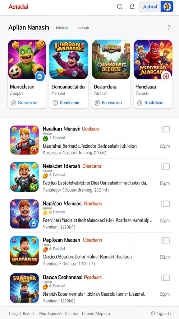 Sistem hadiah yang menarik setiap minggunya.