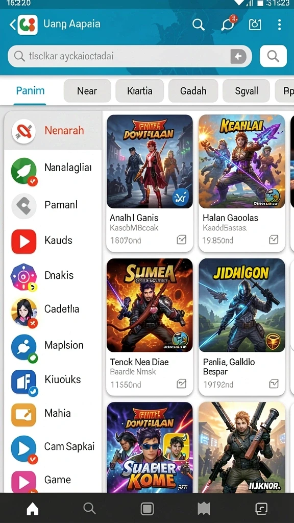 Beragam pilihan permainan yang bisa dinikmati kapan saja.