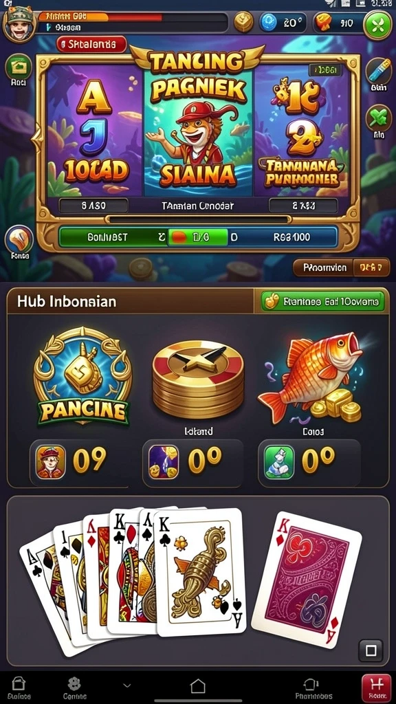 Fitur interaksi sosial yang menghubungkan pemain.