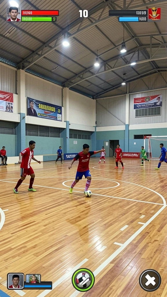 Level permainan dengan desain yang bervariasi.