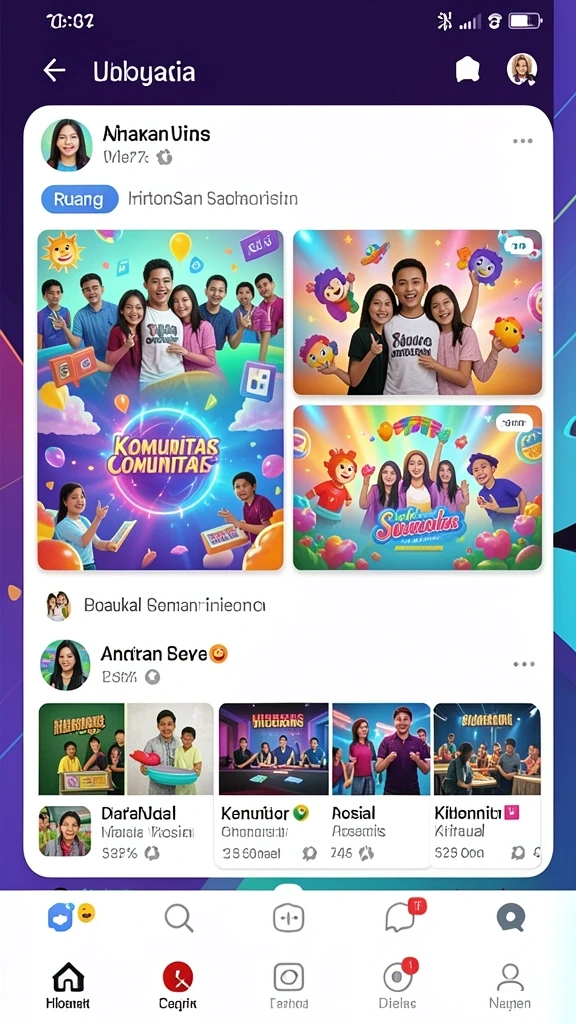 Screenshot menunjukkan fitur interaktif yang baru ditambahkan.