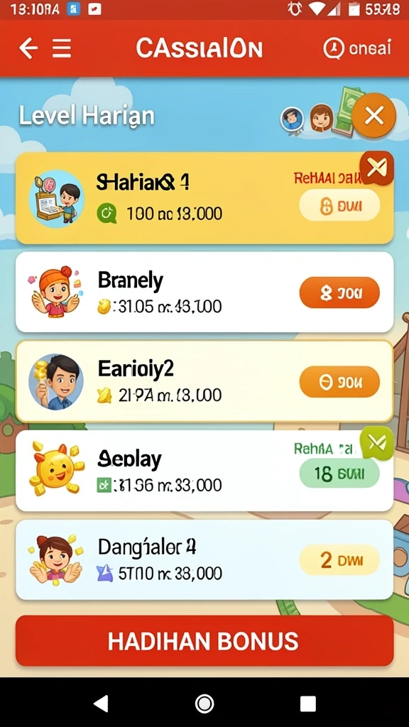 Tampilan antarmuka yang menarik dan user-friendly.