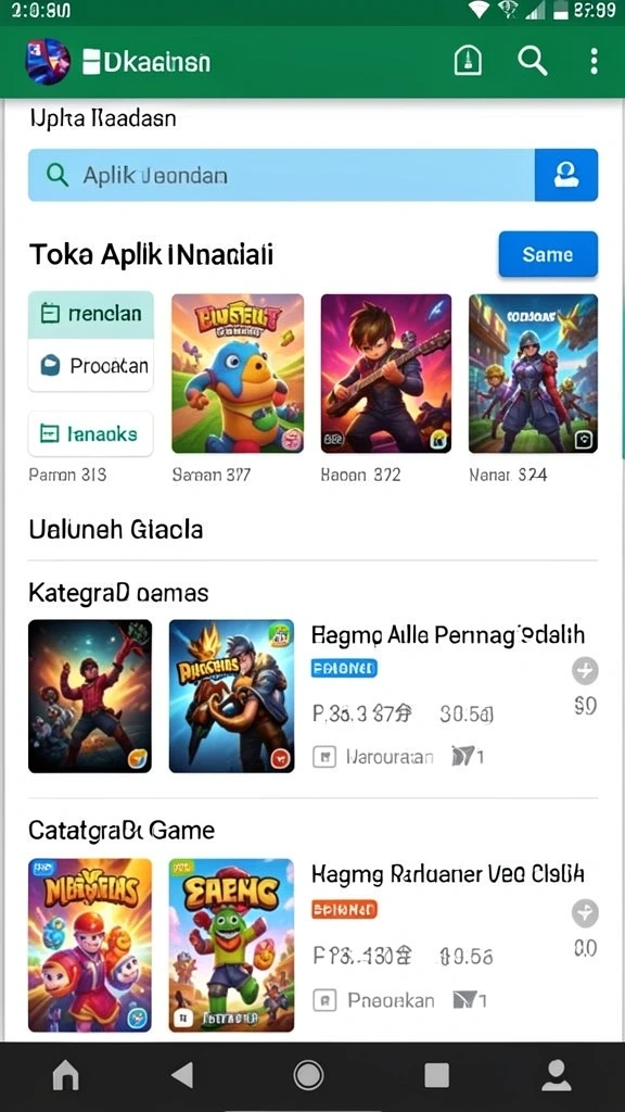 Memperlihatkan mode permainan yang menantang.
