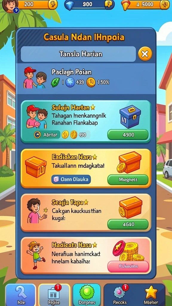 Tampilan awal yang menggugah selera.
