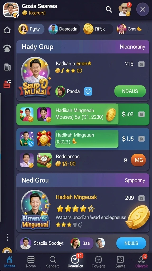 Level baru yang menantang dan seru.