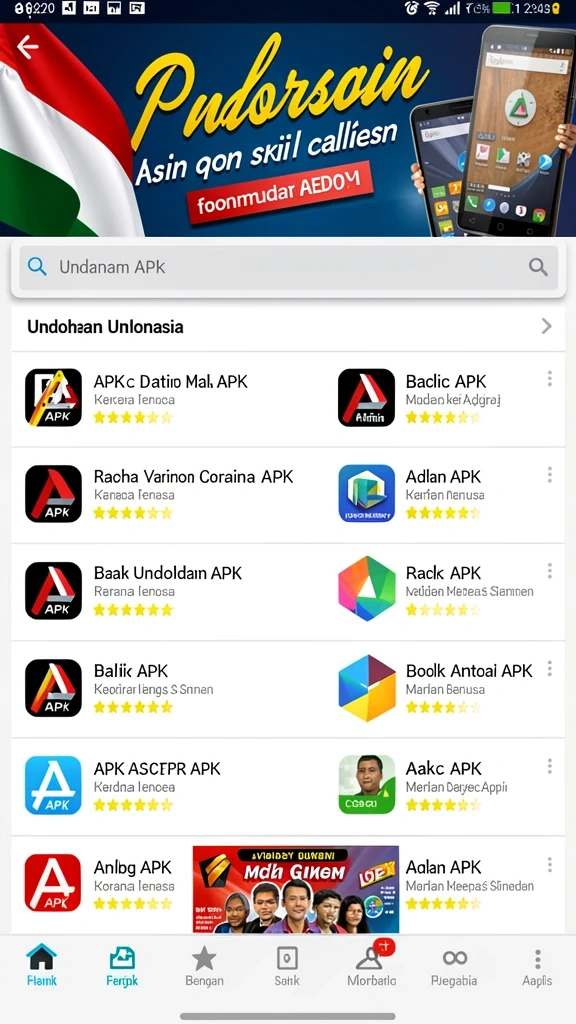 Berbagai karakter unik siap untuk dimainkan.