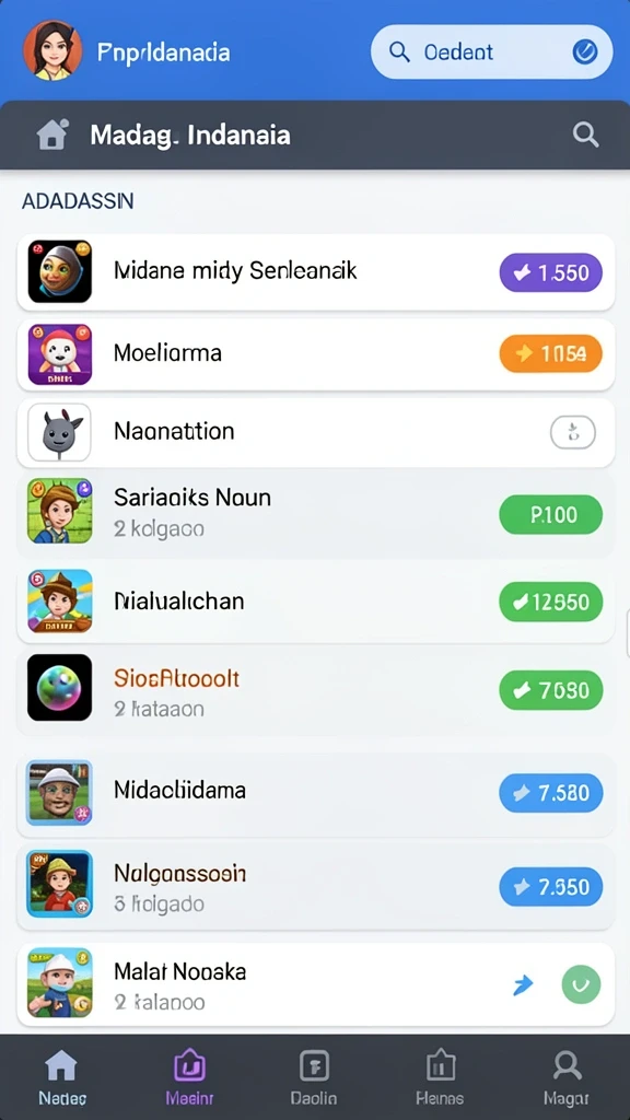 Beragam permainan yang membuat setiap sesi bermain menyenangkan.