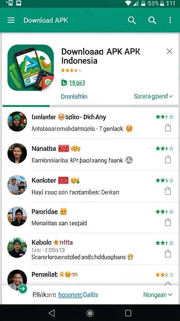 Screenshot menampilkan aksi balapan seru.