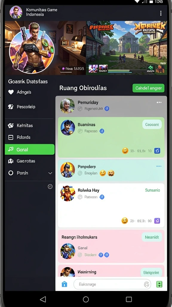Tampilan grafis yang memukau dan keren.